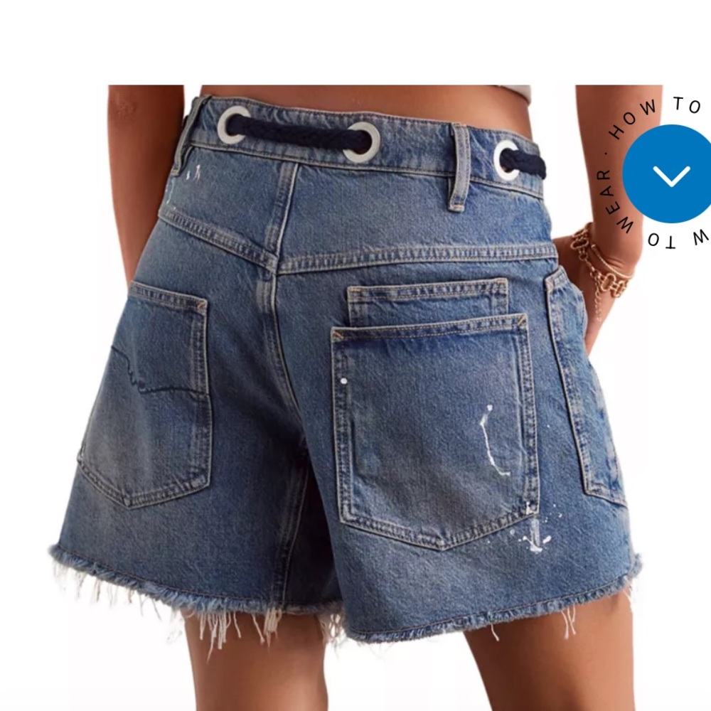 Free People jean shorts - Picture 2 of 5